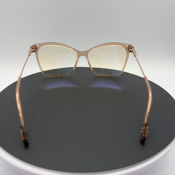 Tom Ford TF5687-B Transparent Brown Blue Light Glasses Display 56-14-140 READ - Picture 6 of 10